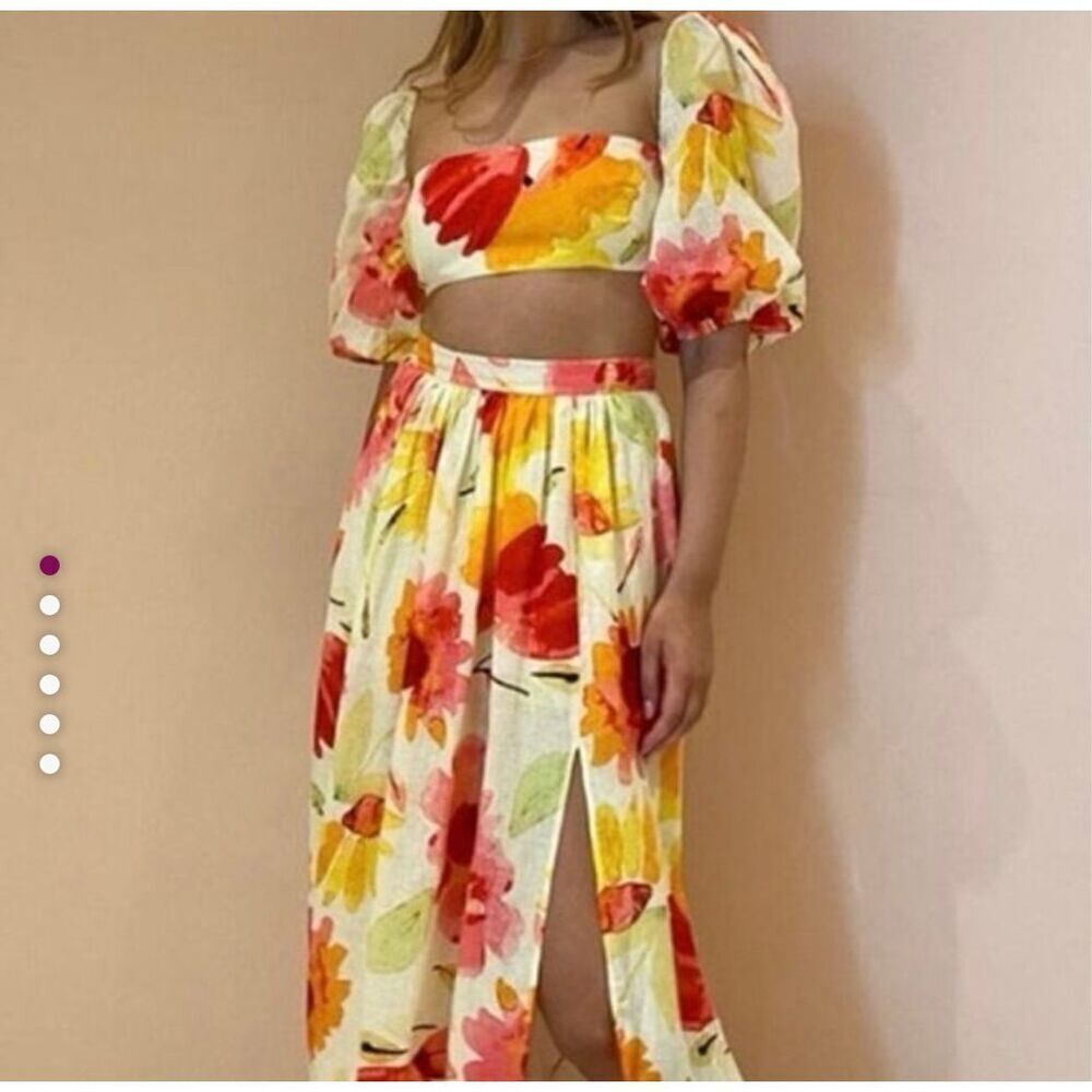 Revolve x rumer sunshine crop size XXS